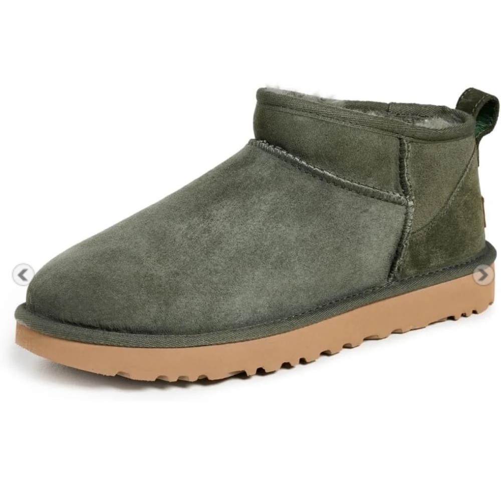 UGG Green Suede Ankle Boots